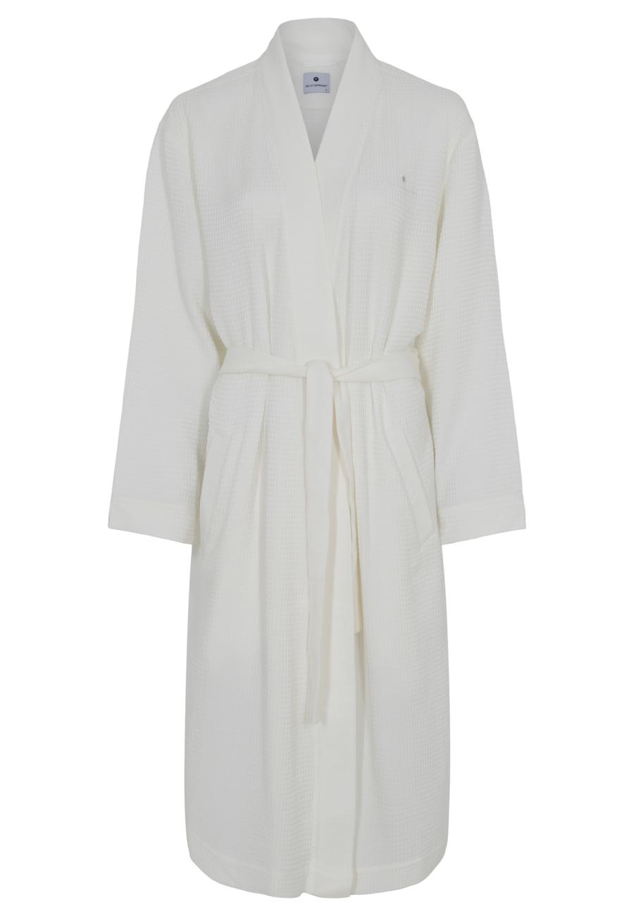 Morgenmantel, Waffel | Bambus-Viskose | weiß -JBS of Denmark Women
