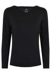Langarm-Shirt | Bambus-Viskose | schwarz -JBS of Denmark Women