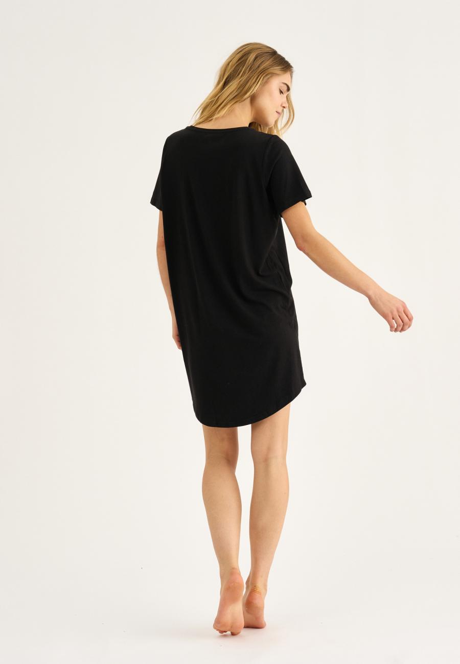 Big Shirt | Bambusviskose | Schwarz -JBS of Denmark Women