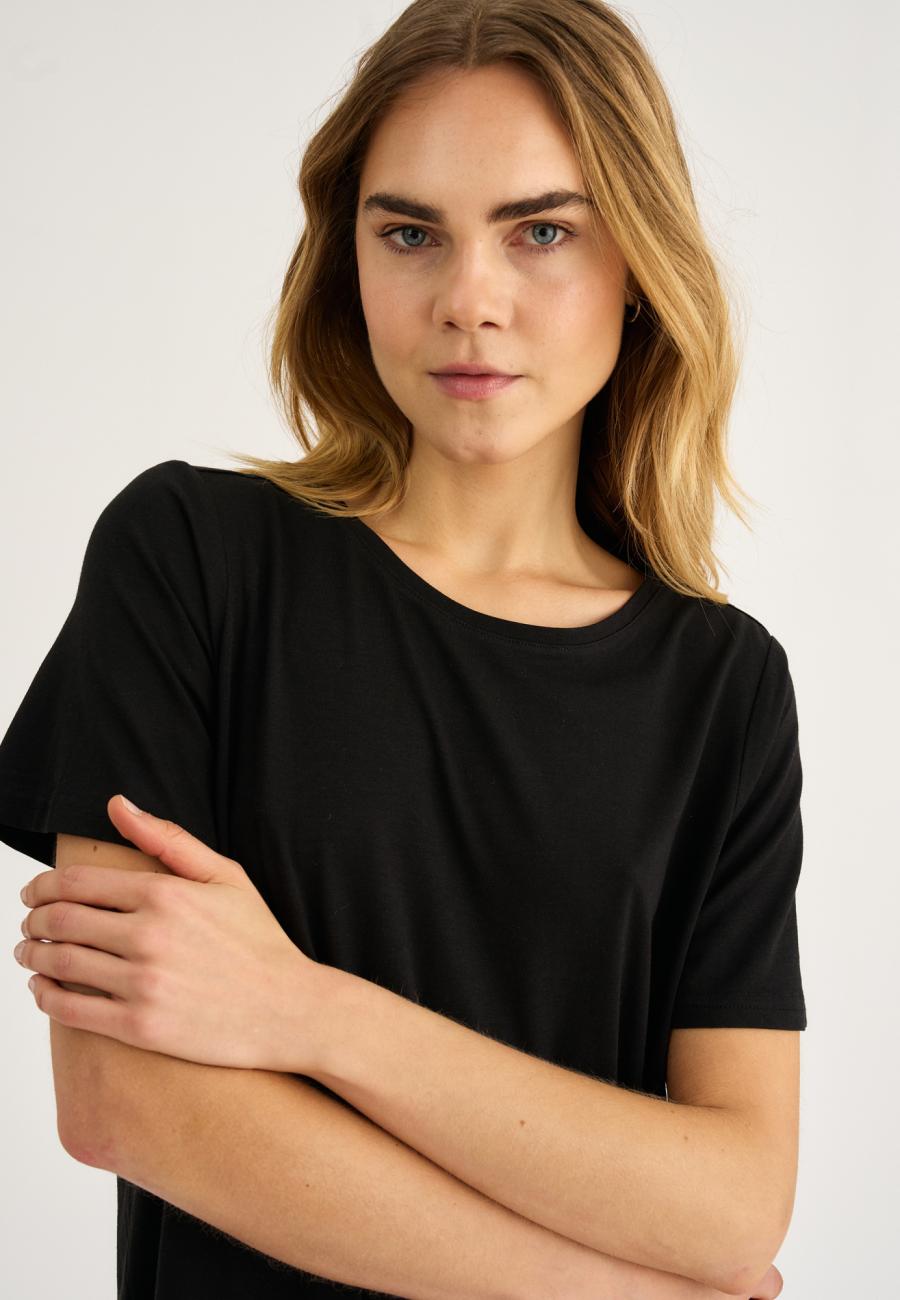 Big Shirt | Bambusviskose | Schwarz -JBS of Denmark Women