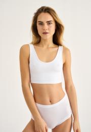 Bustier | Bambus-Viskose | weiß -JBS of Denmark Women