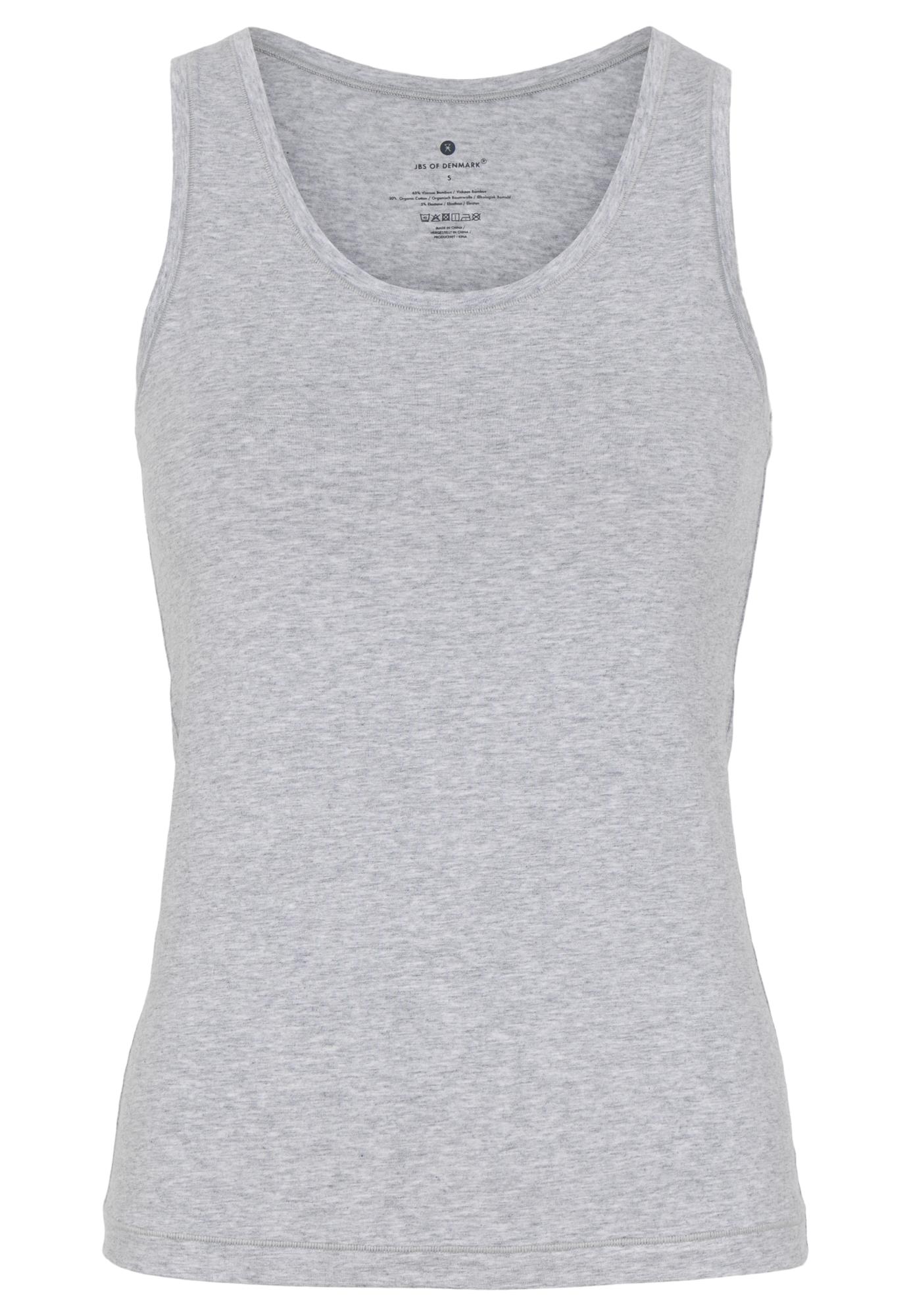 Tanktop, Bambus-Viskose, hellgrau melange