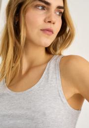 Tanktop | Bambus-Viskose | hellgrau melange -JBS of Denmark Women
