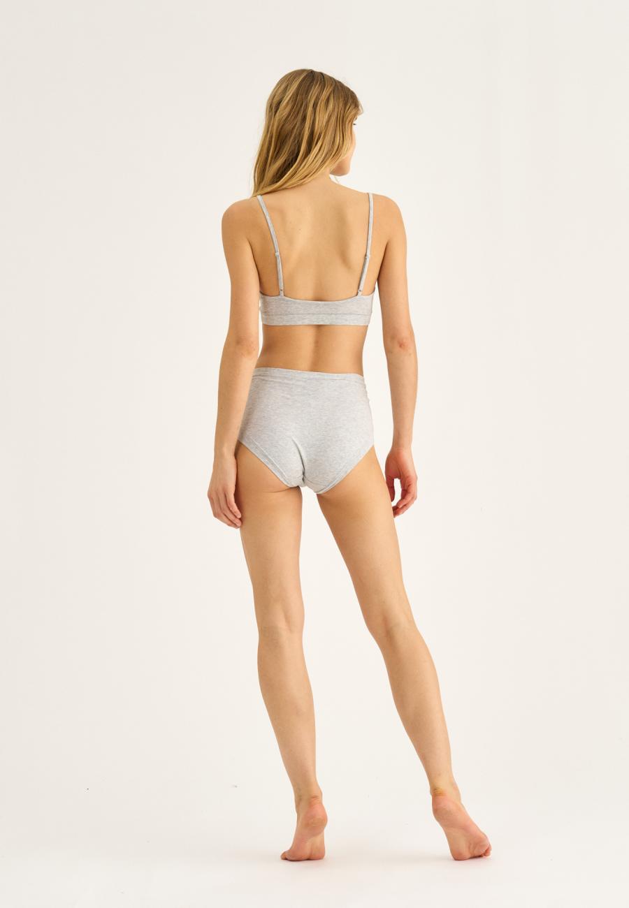 Maxi, 3er-Pack | Bambus-Viskose | hellgrau melange -JBS of Denmark Women