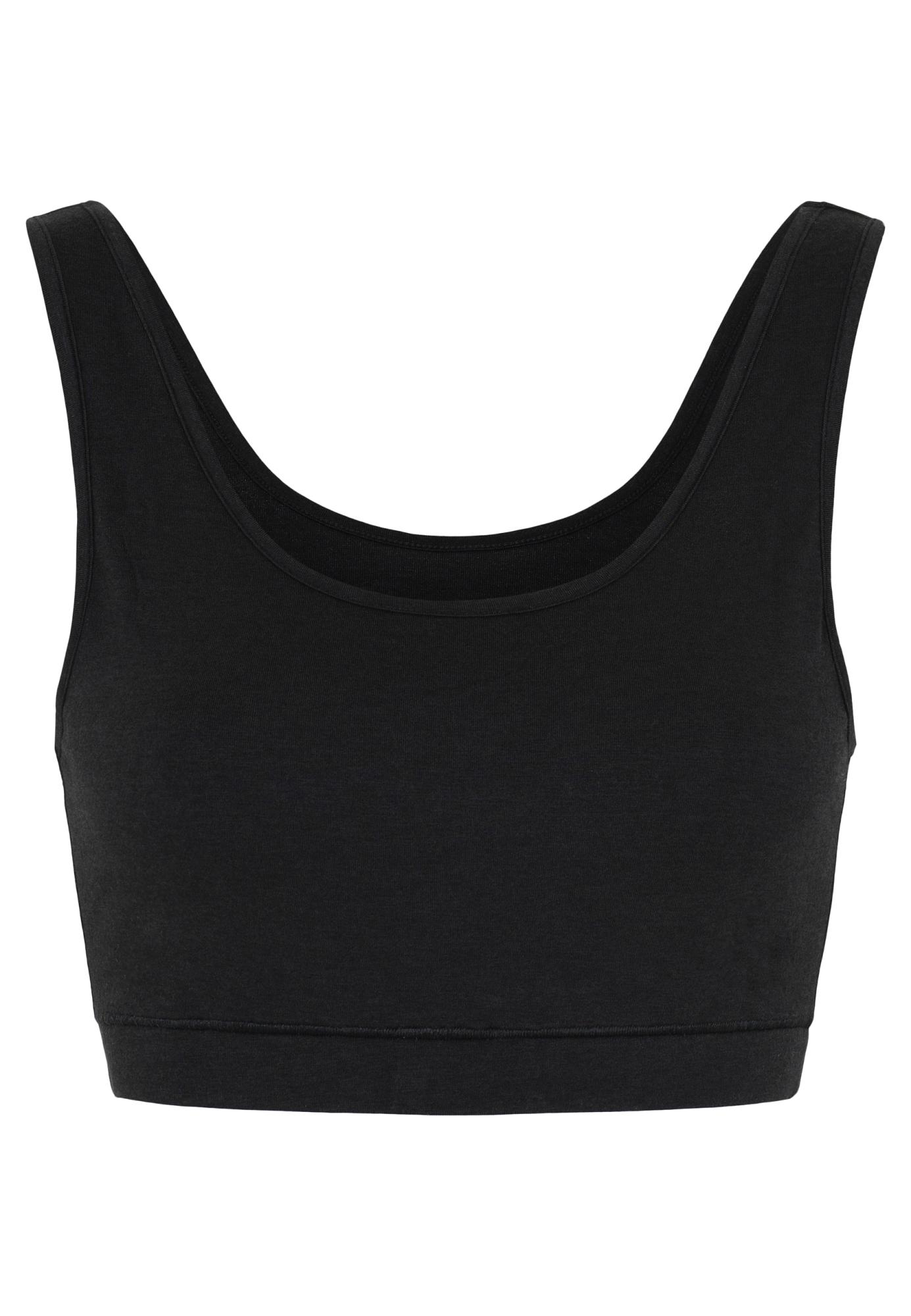 Bustier, Bambus-Viskose, schwarz