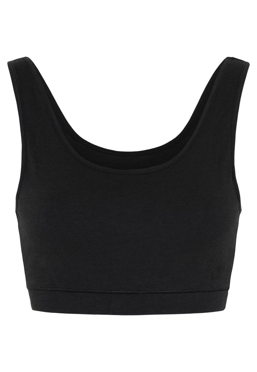 Bustier, Bambus-Viskose, schwarz