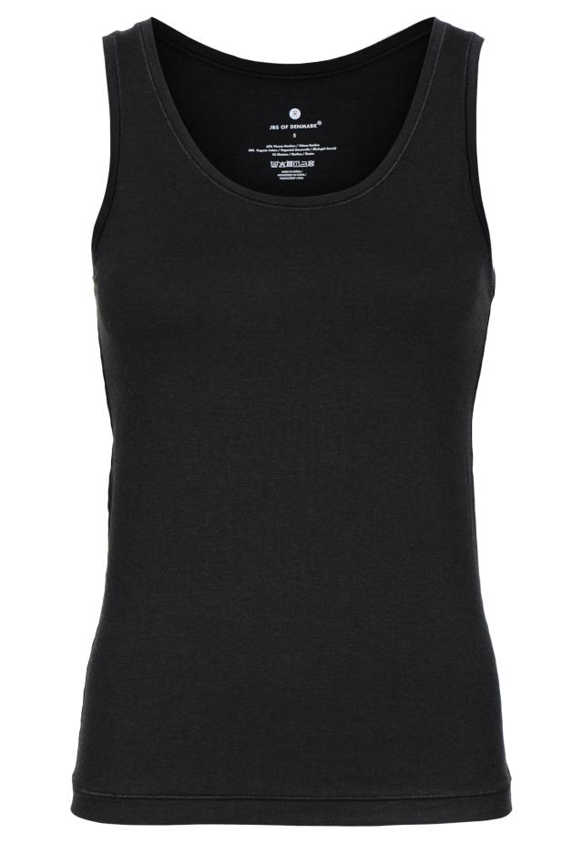 Tanktop | Bambus-Viskose | schwarz -JBS of Denmark Women