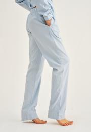 Pyjamahose | Bambus-Viskose | blau gestreift -JBS of Denmark Women