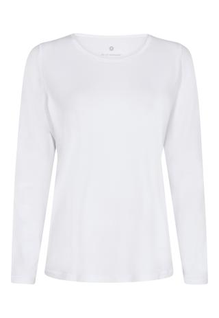Langarm-Shirt | Bambus-Viskose | weiß -JBS of Denmark Women