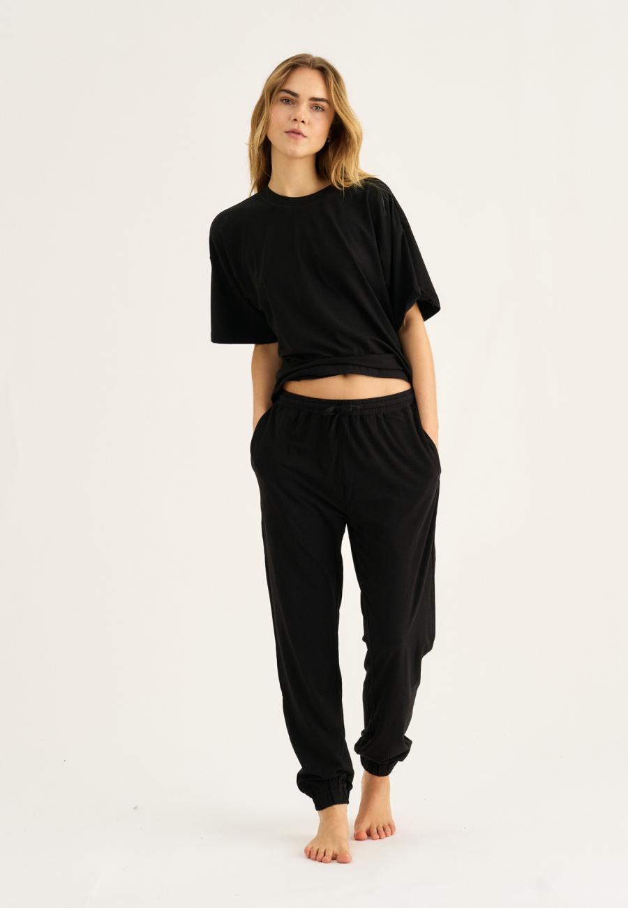 Jogginghose | Bambus-Viskose | schwarz -JBS of Denmark Women