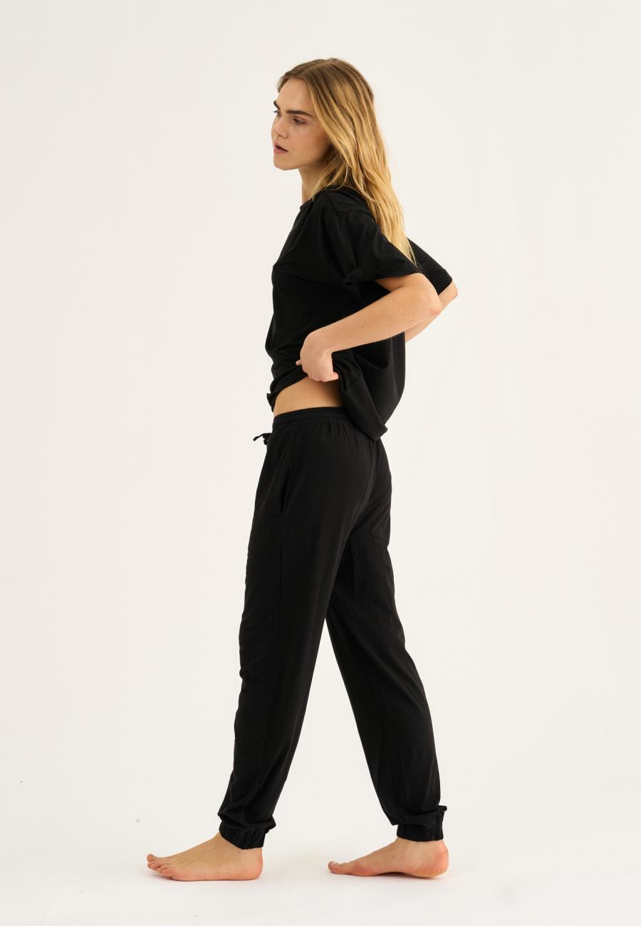 Jogginghose | Bambus-Viskose | schwarz -JBS of Denmark Women