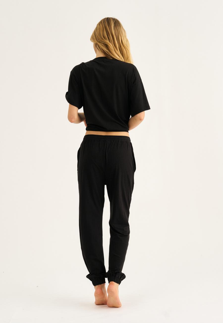 Jogginghose | Bambus-Viskose | schwarz -JBS of Denmark Women