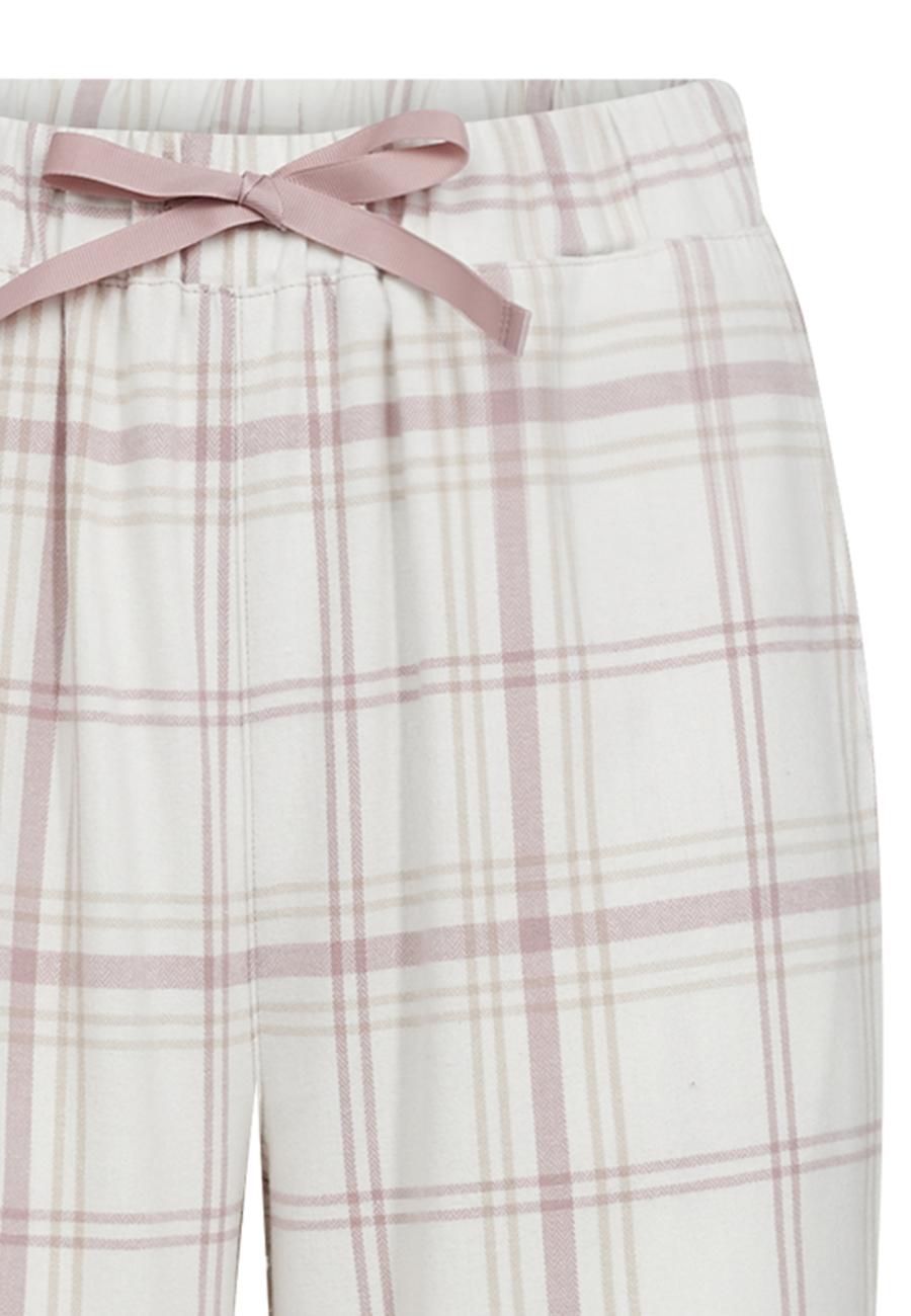 Pyjamahose, Flanell | 100% Bio-Baumwolle | rosa kariert -JBS of Denmark Women