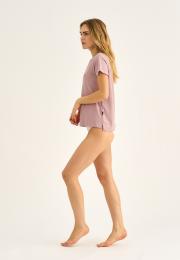 T-Shirt | Bambus-Viskose | Rosa -JBS of Denmark Women