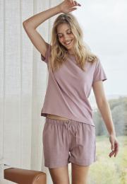 T-Shirt | Bambus-Viskose | Rosa -JBS of Denmark Women