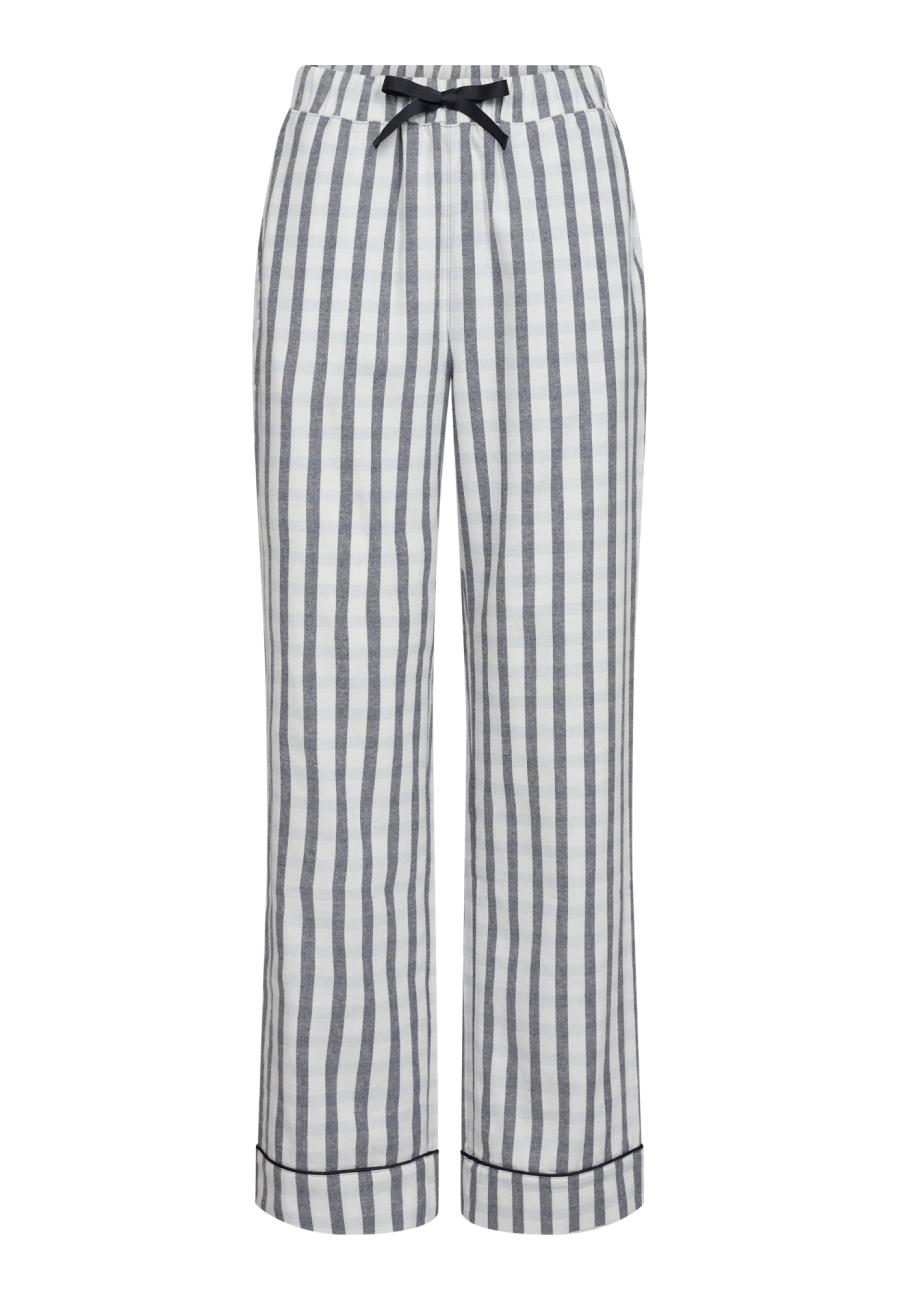 Pyjamahose, Flanell | 100% Bio-Baumwolle | grau kariert -JBS of Denmark Women