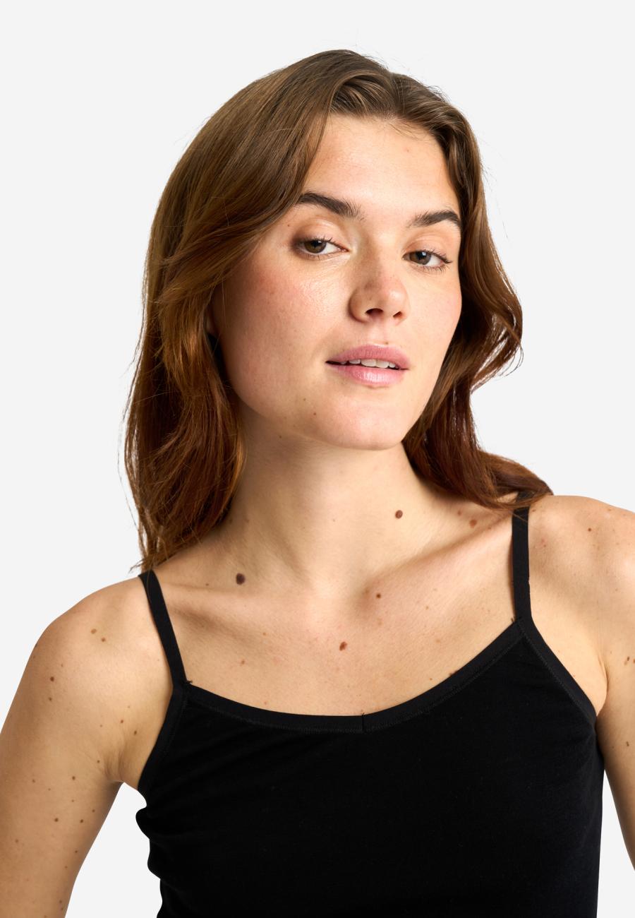 Trägertop | 100% Bio-Wolle | Schwarz -JBS of Denmark Women