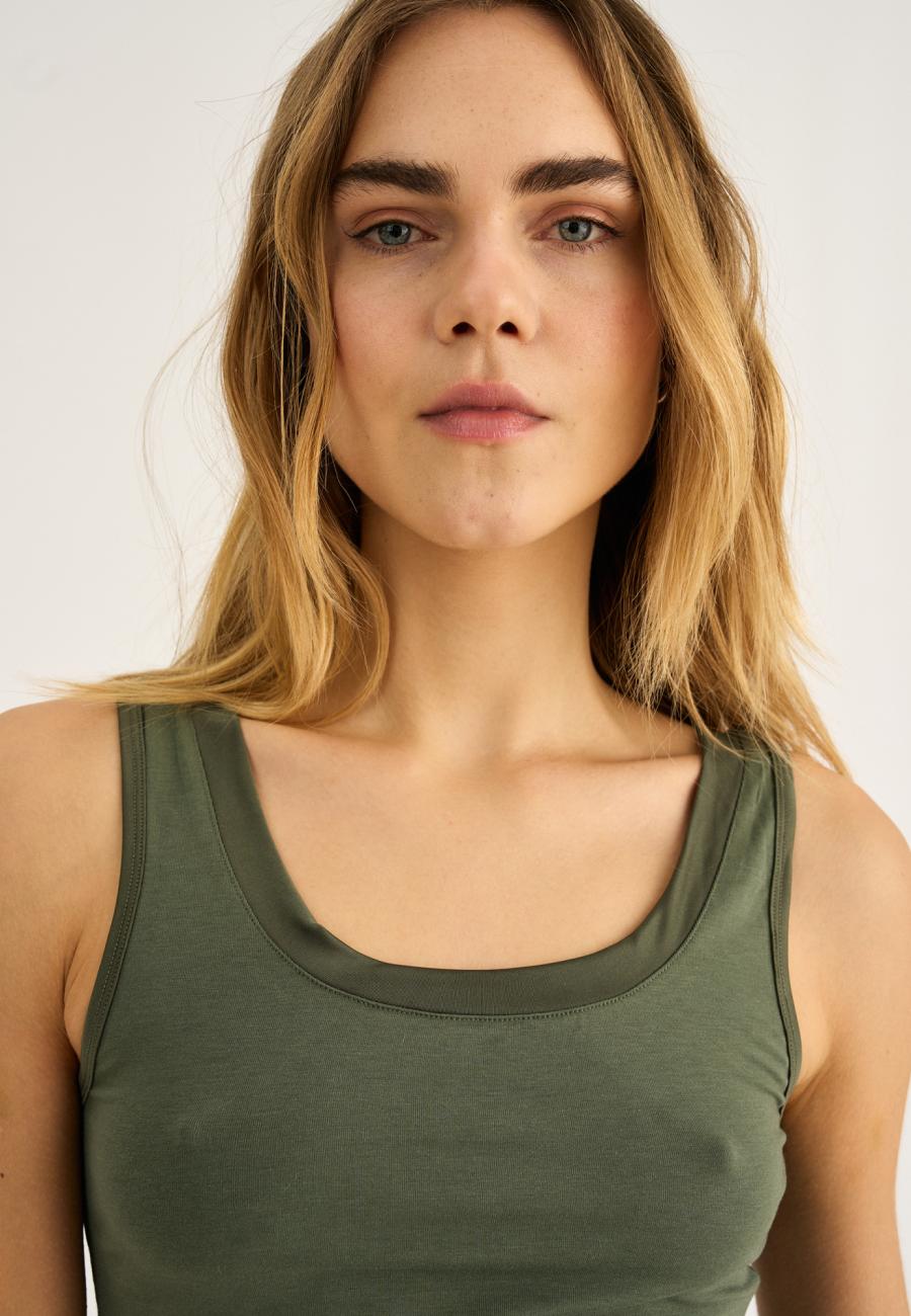 Tanktop | Bio-Bambusviskose | Grün -JBS of Denmark Women