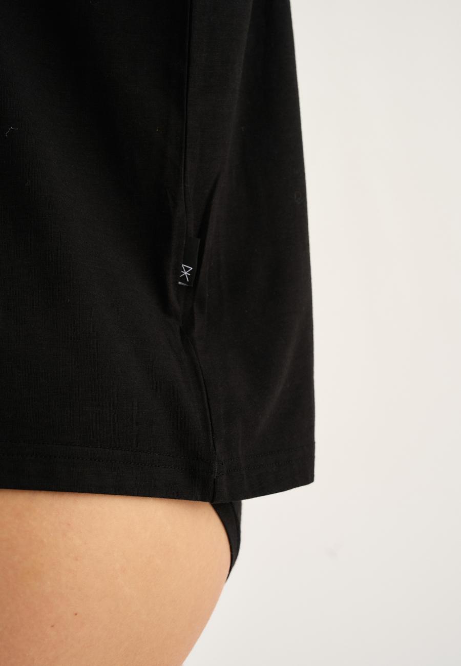 Oversize Tee | Bambusviskose | Schwarz -JBS of Denmark Women