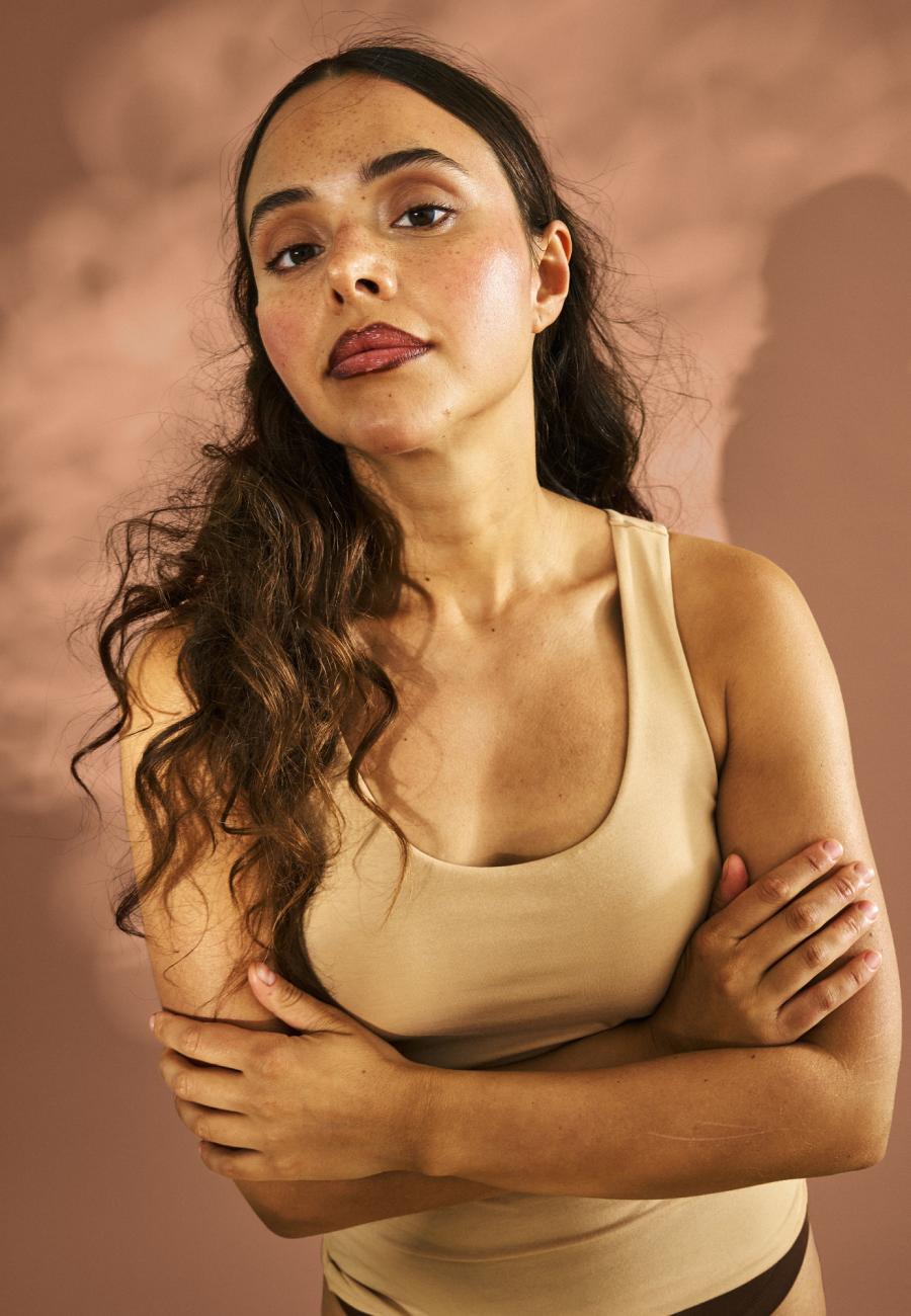 Tanktopmit support | Bambusviskose | Nude -JBS of Denmark Women