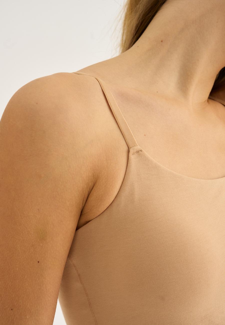 Trägertop mit support | Bambusviskose | Nude -JBS of Denmark Women
