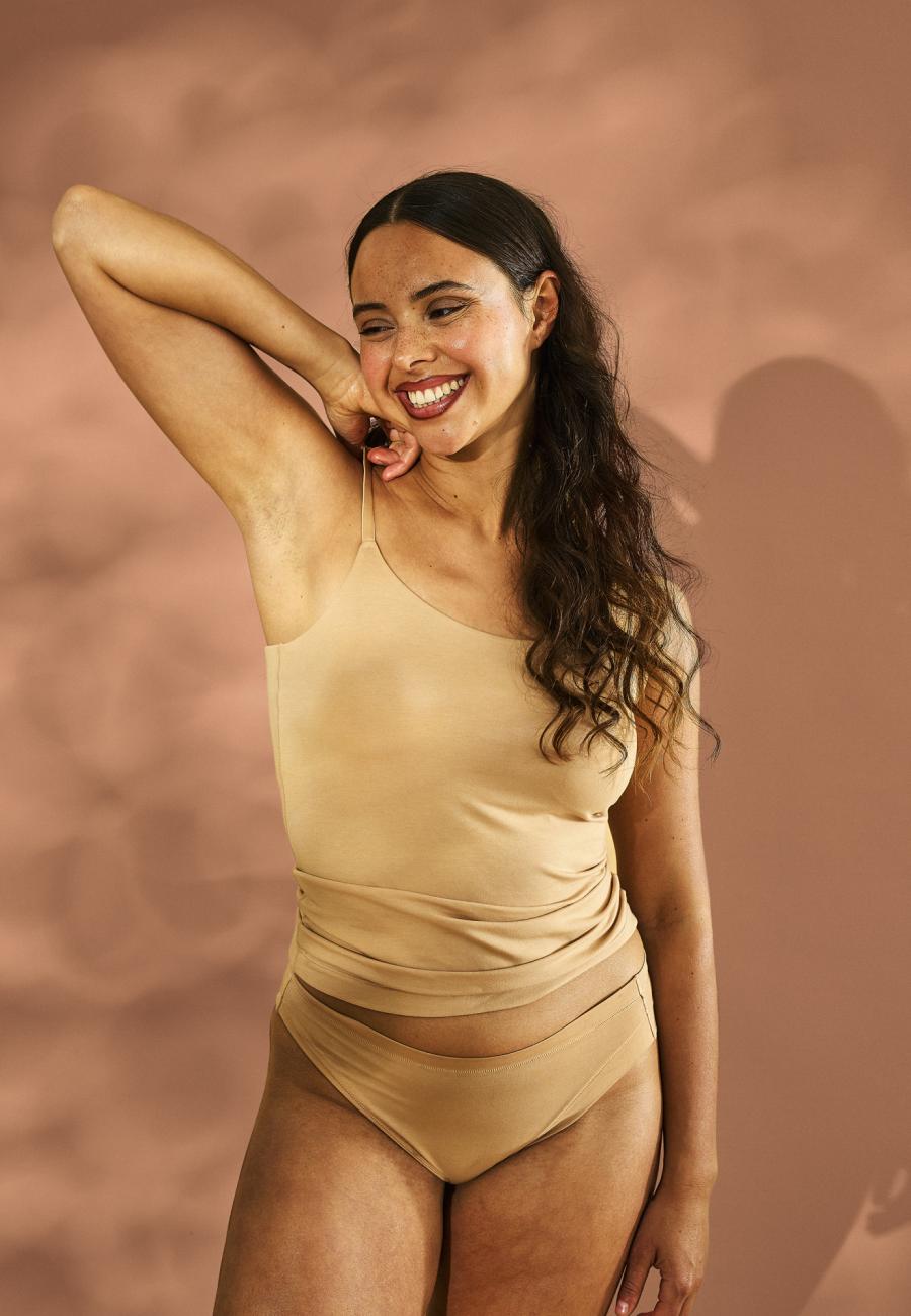 Trägertop mit support | Bambusviskose | Nude -JBS of Denmark Women