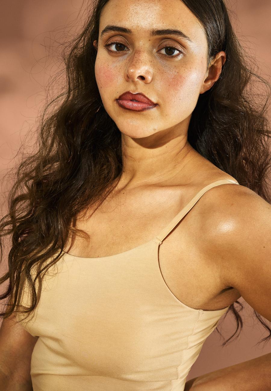 Trägertop mit support | Bambusviskose | Nude -JBS of Denmark Women