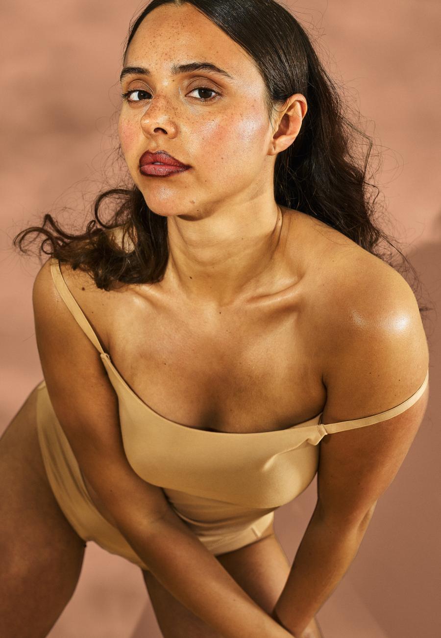 Trägertop mit support | Bambusviskose | Nude -JBS of Denmark Women