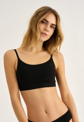 BH-Top mit support | Bambusviskose | Schwarz -JBS of Denmark Women