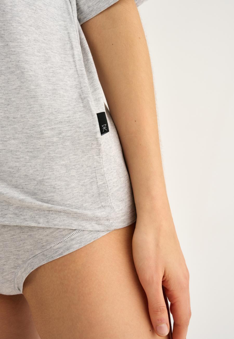 Oversize Tee | Bambusviskose | Grau -JBS of Denmark Women