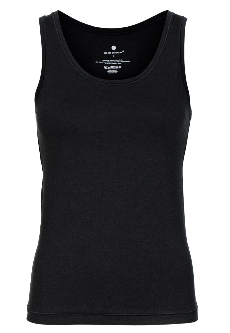 Tanktop | Bambusviskose | Schwarz -JBS of Denmark Women