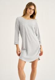 Big Shirt, Langarm | Bambusviskose | Grau -JBS of Denmark Women