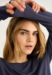 Langarm-Shirt | Bio-Bambusviskose | Lavendel -JBS of Denmark Women