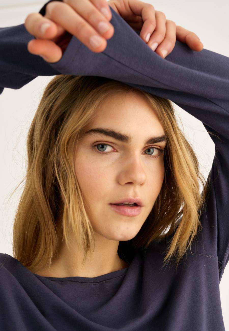 Langarm-Shirt | Bio-Bambusviskose | Lavendel -JBS of Denmark Women