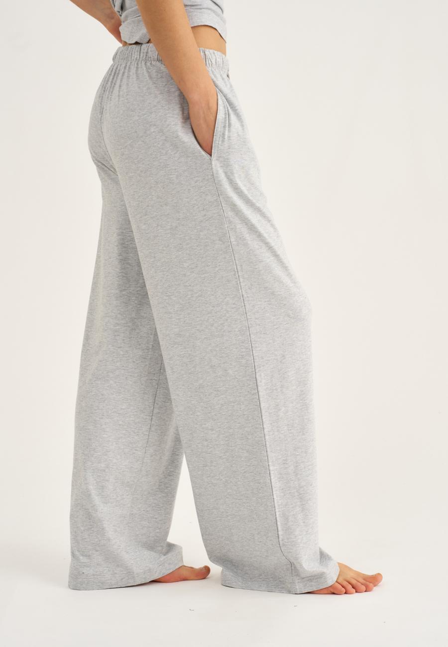 Hose „gerades Bein“ | Bambusviskose | Grau -JBS of Denmark Women