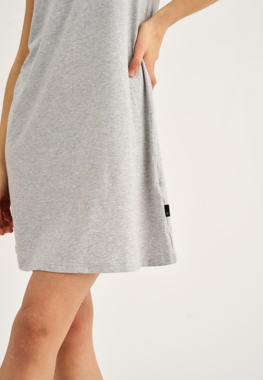 Jersey-Kleid | Bambusviskose | Grau -JBS of Denmark Women