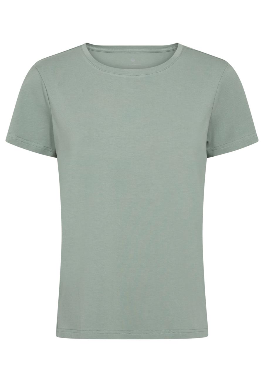 T-Shirt, Bambusviskose, Grün