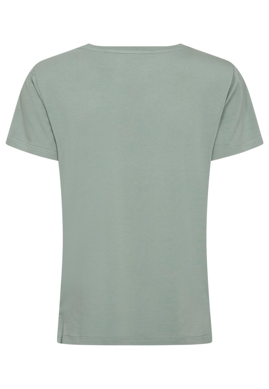 T-Shirt, Bambusviskose, Grün