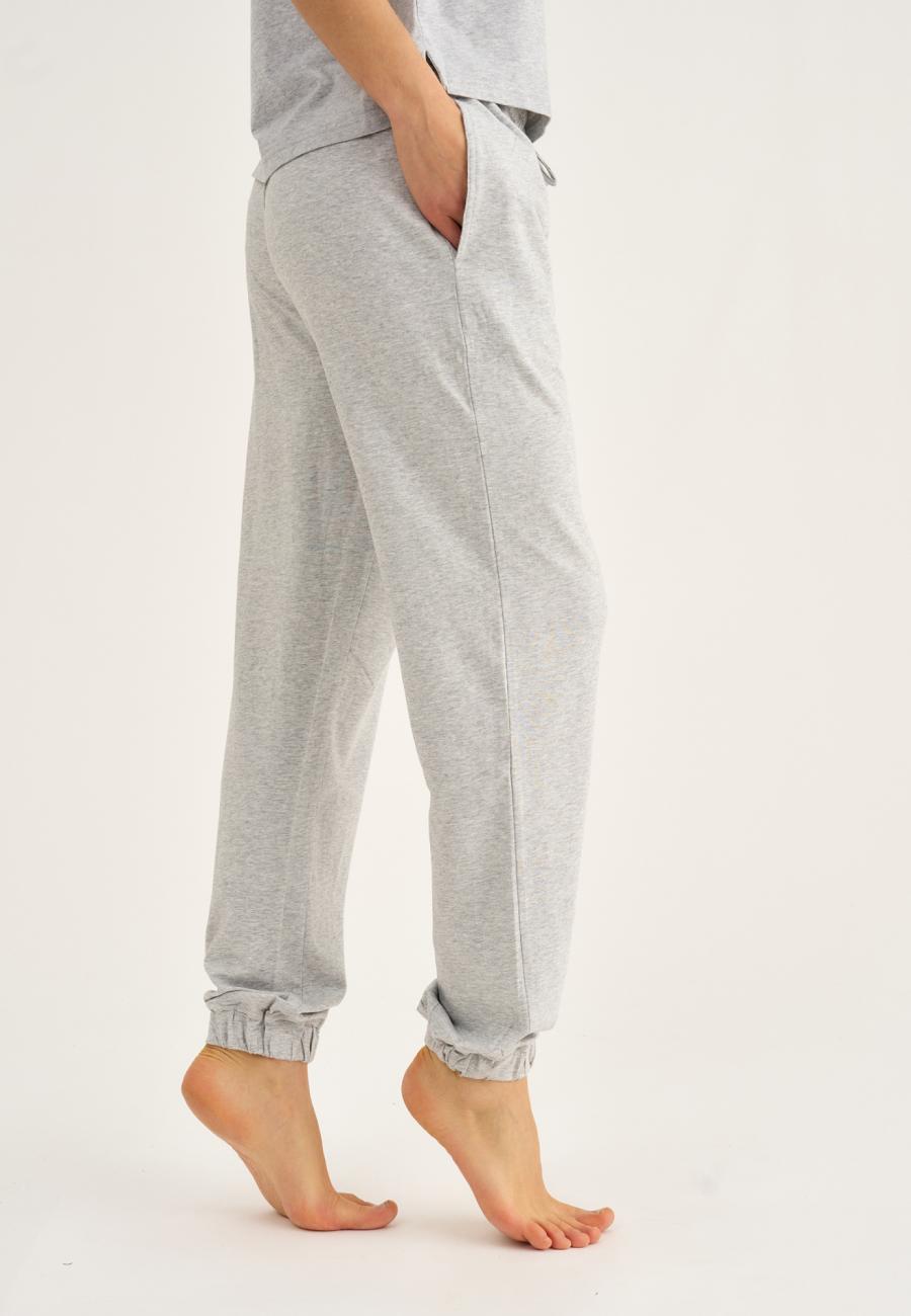 Jogginghose | Bambus-Viskose | hellgrau melange -JBS of Denmark Women