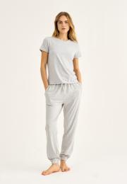 Jogginghose | Bambus-Viskose | hellgrau melange -JBS of Denmark Women
