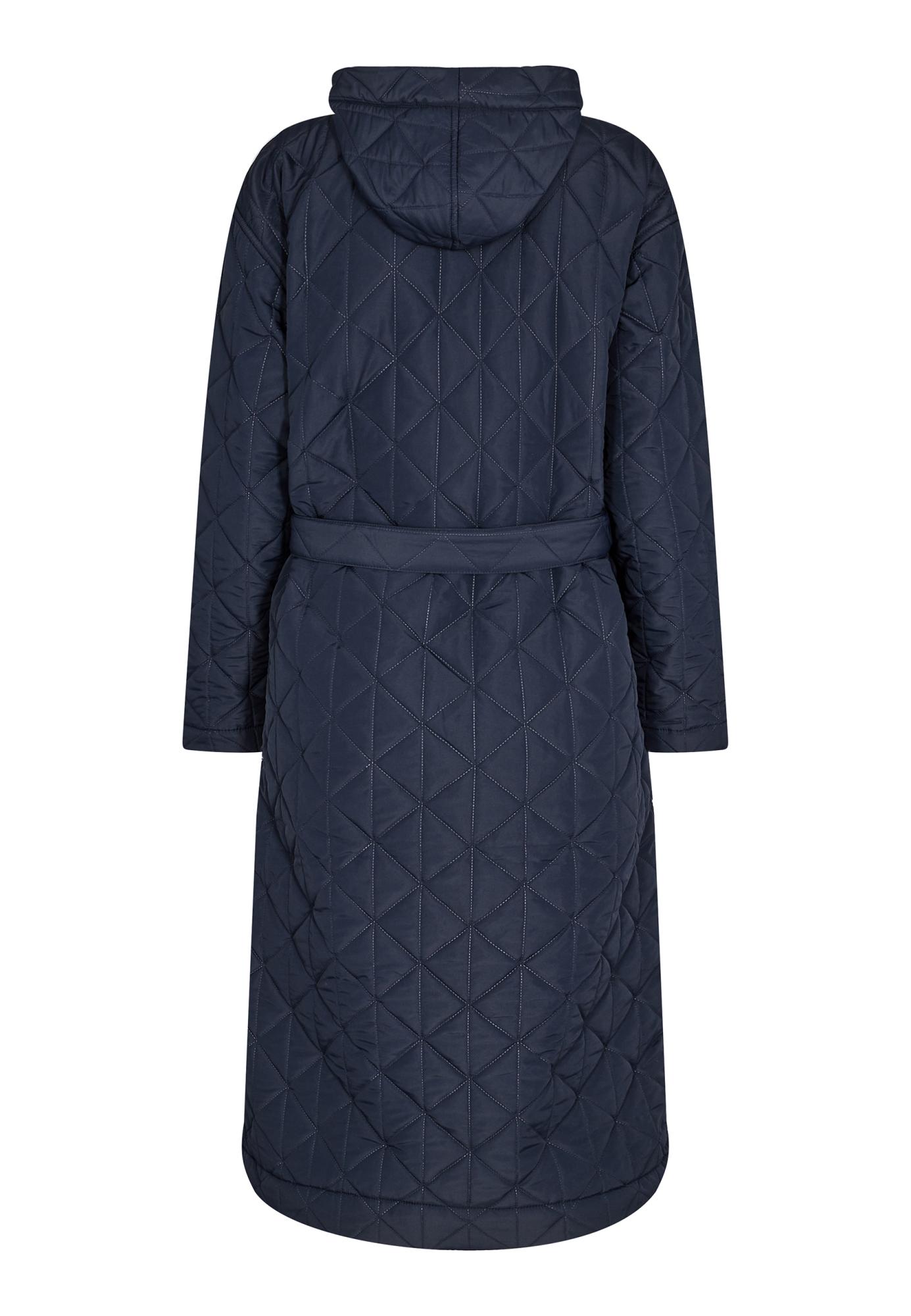 Bademantel, Fleece, Polyester, navy