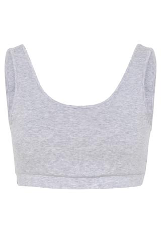 Bustier, Bambus-Viskose, hellgrau melange Bustier, Bambus-Viskose, hellgrau melange