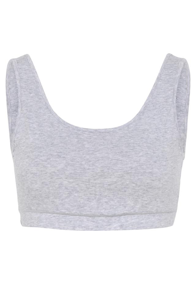 Bustier | Bambus-Viskose | hellgrau melange -JBS of Denmark Women