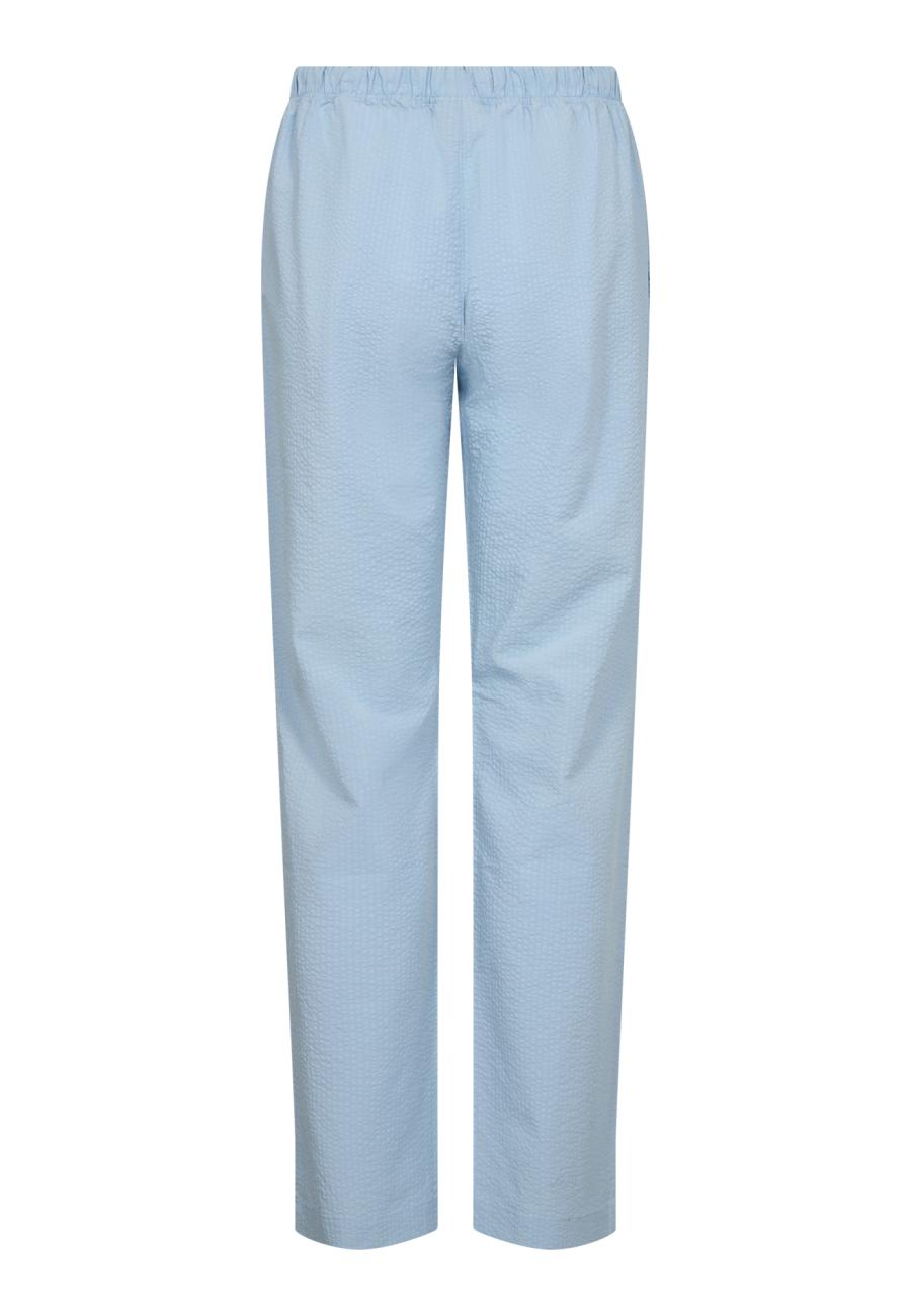 Pyjamahose, Seersucker, Bambus-Viskose, blau