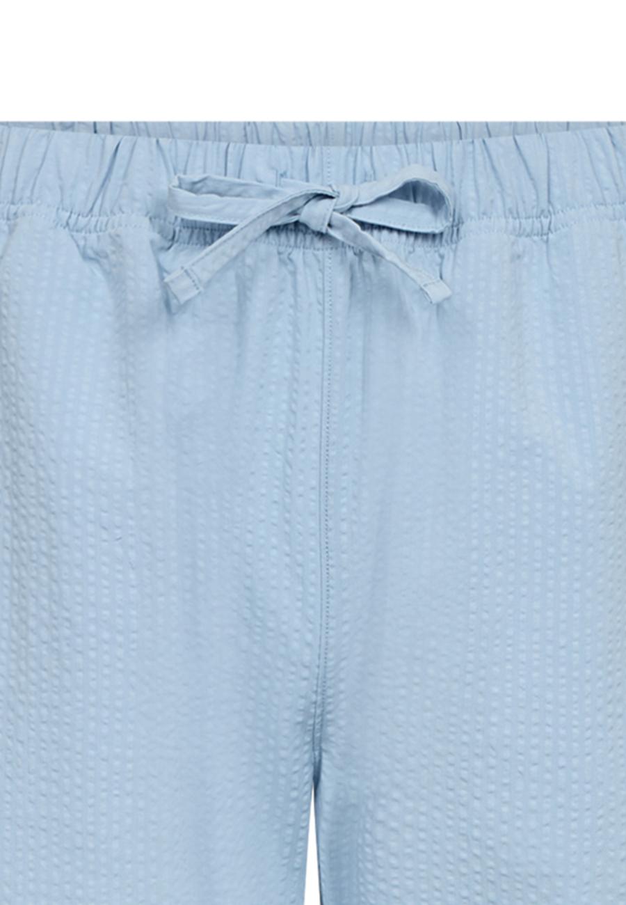 Pyjamahose, Seersucker, Bambus-Viskose, blau