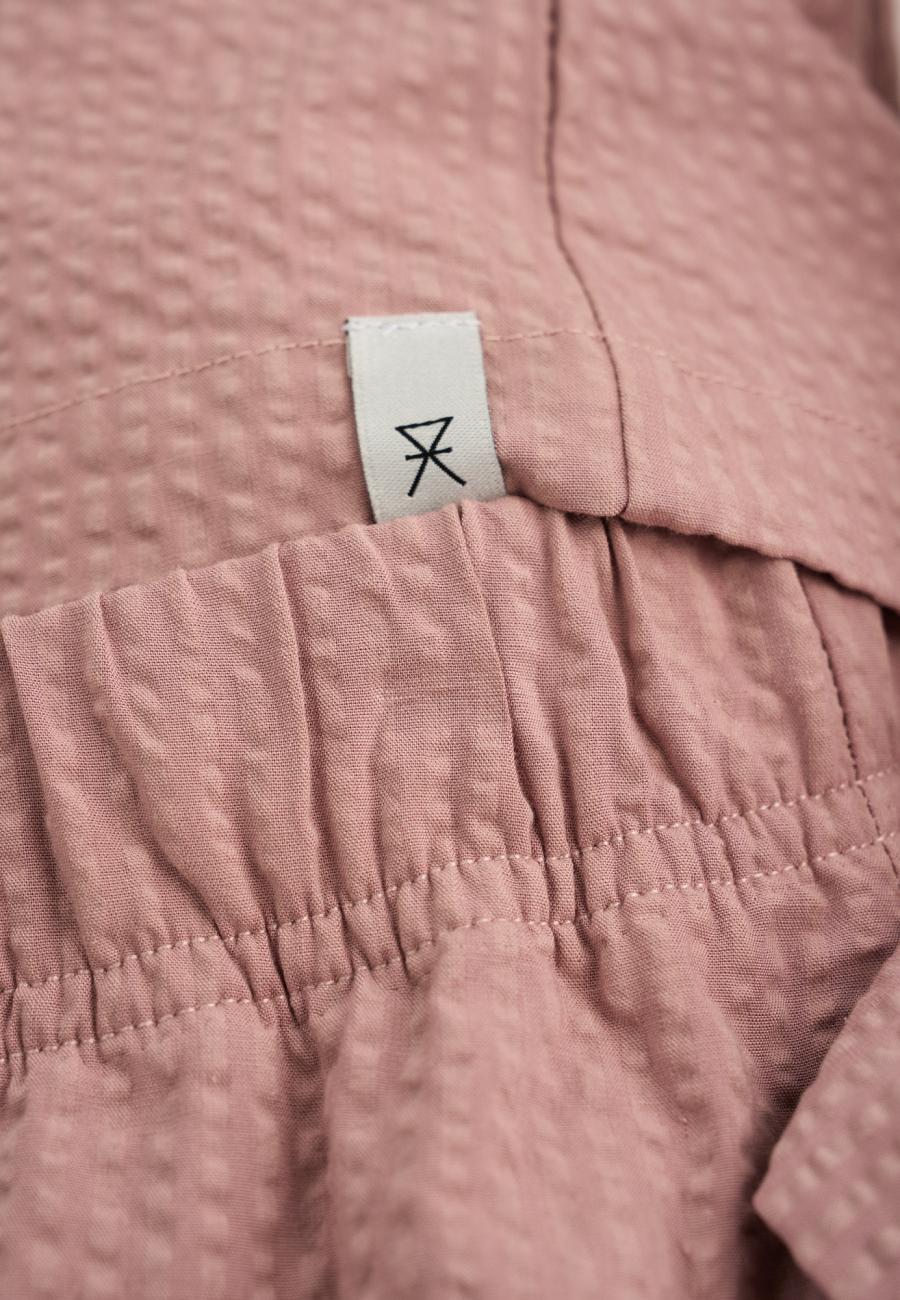 Pyjamashorts, Seersucker | Bambus-Viskose | rosé -JBS of Denmark Women