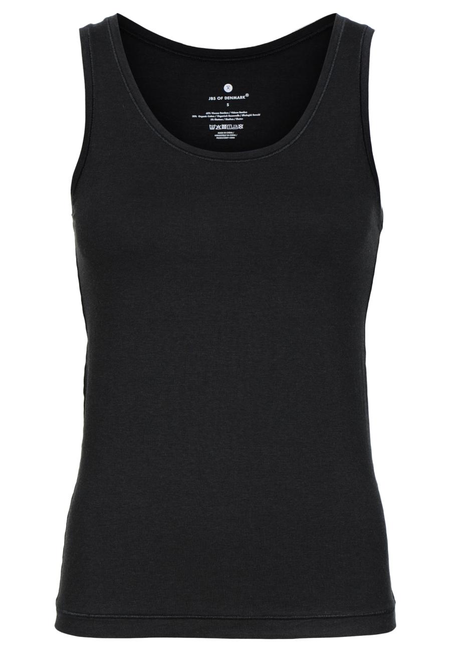 Trägertop, 2er-Pack | Bambus-Viskose | schwarz -JBS of Denmark Women