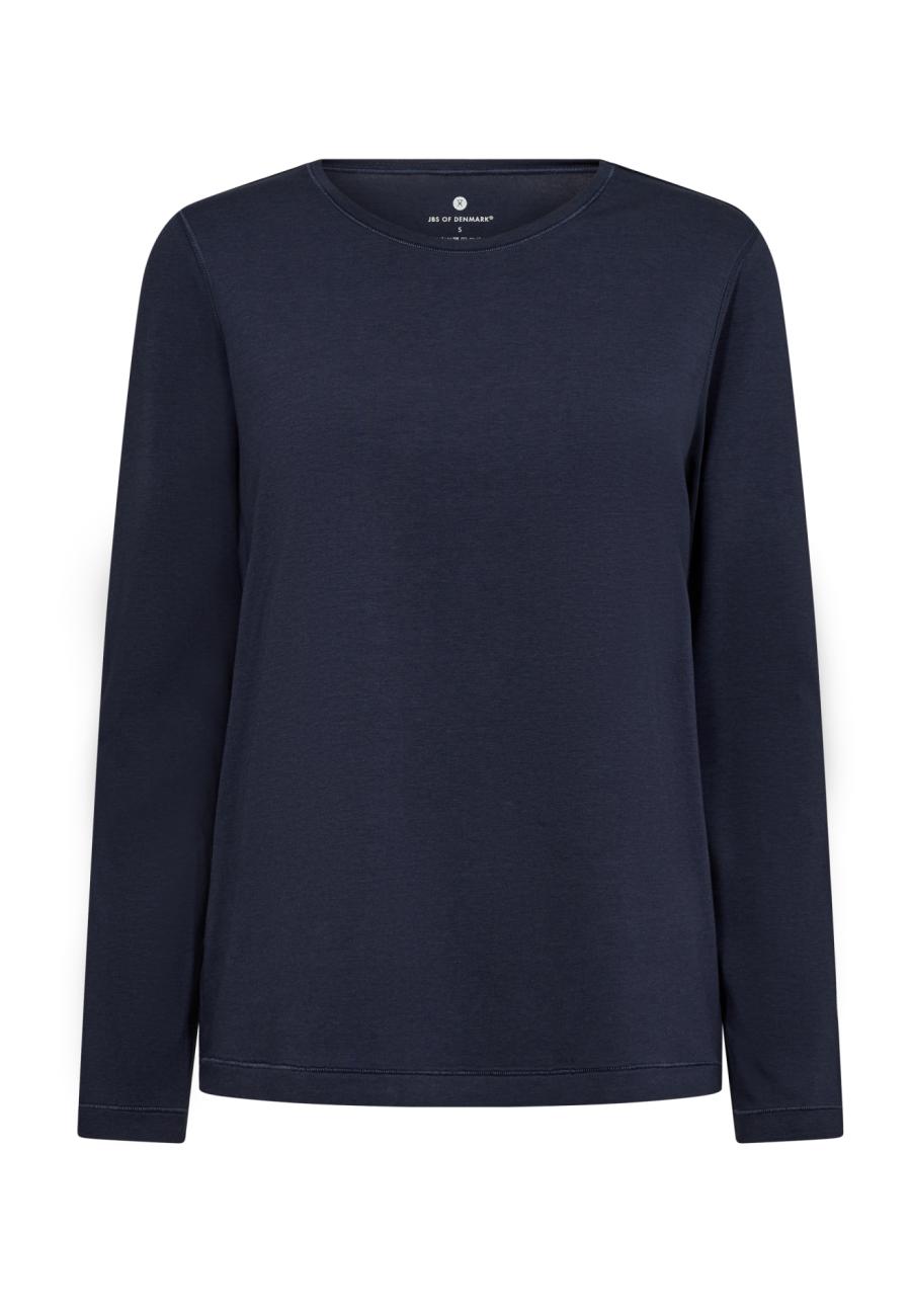 Langarm-Shirt | Bambusviskose | Navy -JBS of Denmark Women