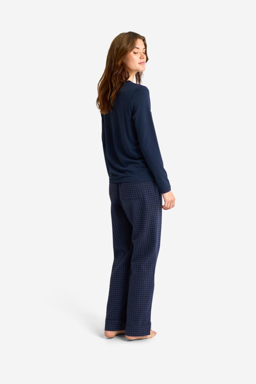 Langarm-Shirt | Bambusviskose | Navy -JBS of Denmark Women
