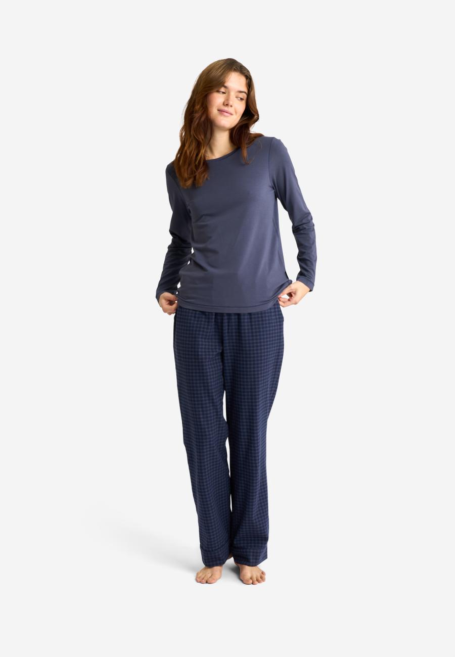 Langarm-Shirt | Bio-Bambusviskose | Lavendel -JBS of Denmark Women